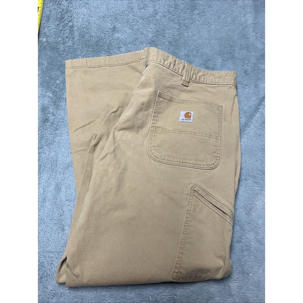 Carhartt Relaxed Fit Pants Men's 42x32 Utility Skater Streetwear Khaki Hip Hop‎